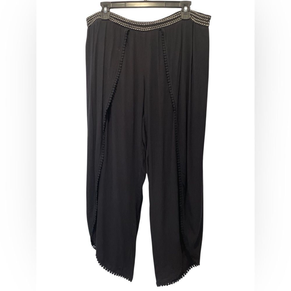 Anthropologie Black Ankle Pants